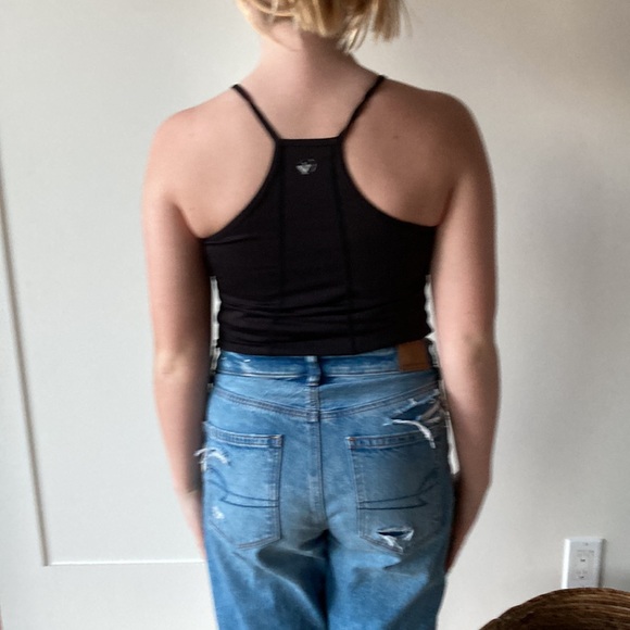 Athleta black tank top size 12 girls - Picture 3 of 3